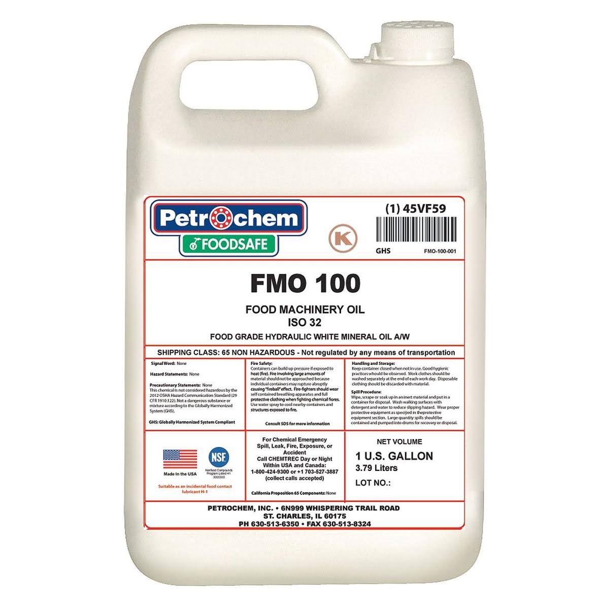 Mineral Hydraulic Oil, 1 Gal Jug, ISO Viscosity Grade 100 F3041