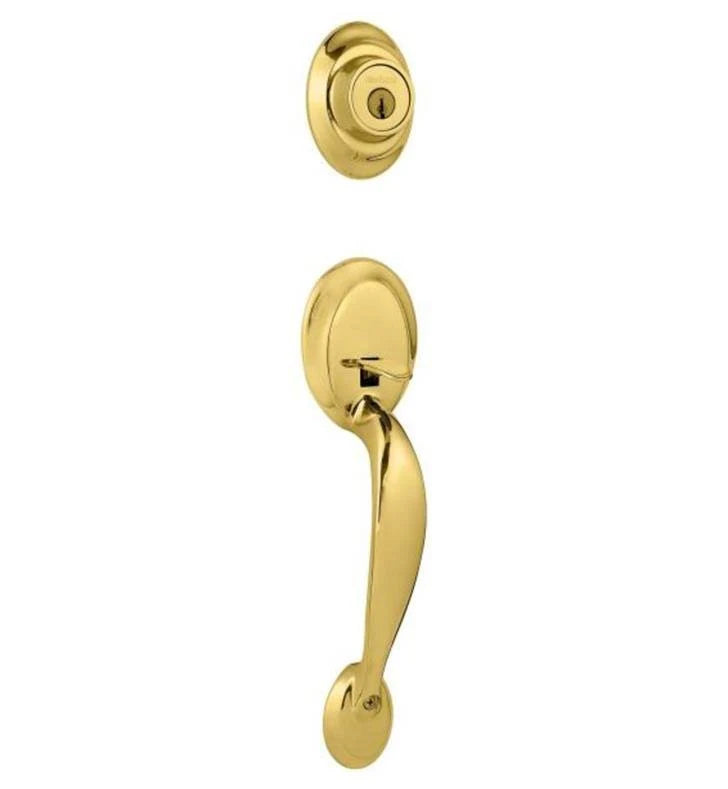 Dummy Exterior Handleset Satin Chrome Finish R4180