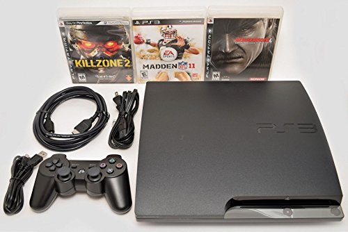 320gb Playstation 3 Game Console with 3 Games K2754