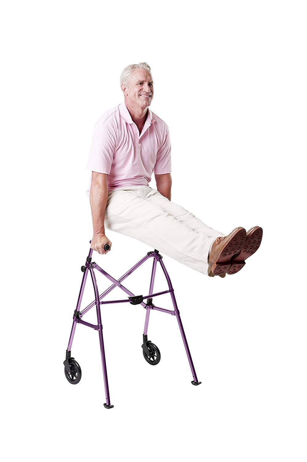 Lightweight Folding Height Adjustable Walker K35934