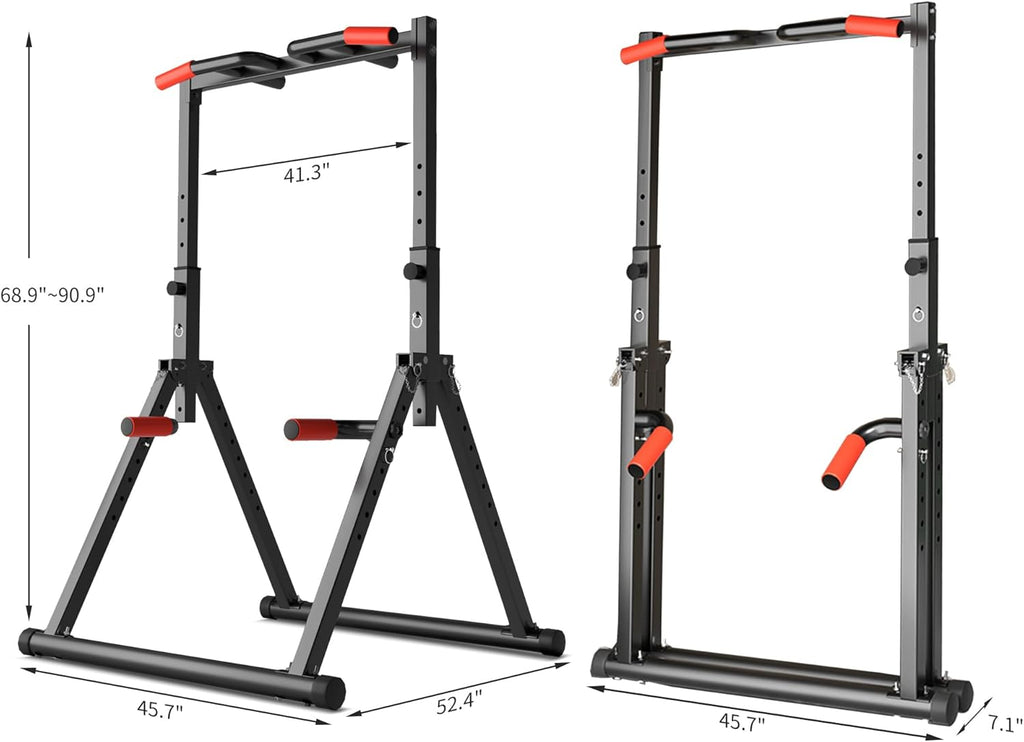 Foldable Power Tower Dip Bar D223