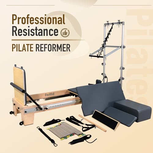 Pilates Reformer Machine with Reformer Box and Jump Board X378225