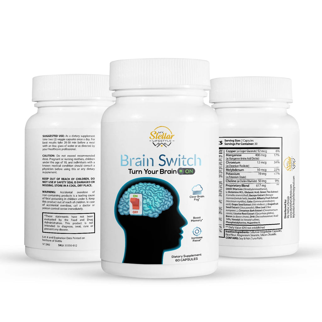 12 Pack Brain Switch 60 Capsules x12 T43879