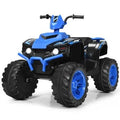 Blue 12V Electric Kids Ride on ATV Quad with Music LED Light Q25462