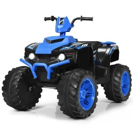 Blue 12V Electric Kids Ride on ATV Quad with Music LED Light Q25462