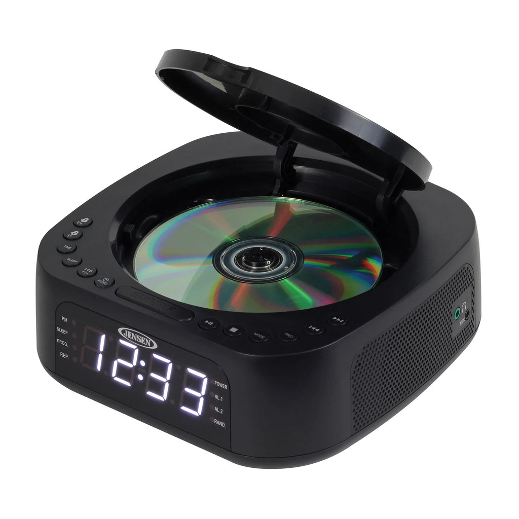 Stereo Digital Dual-Alarm Clock with CD Player X638