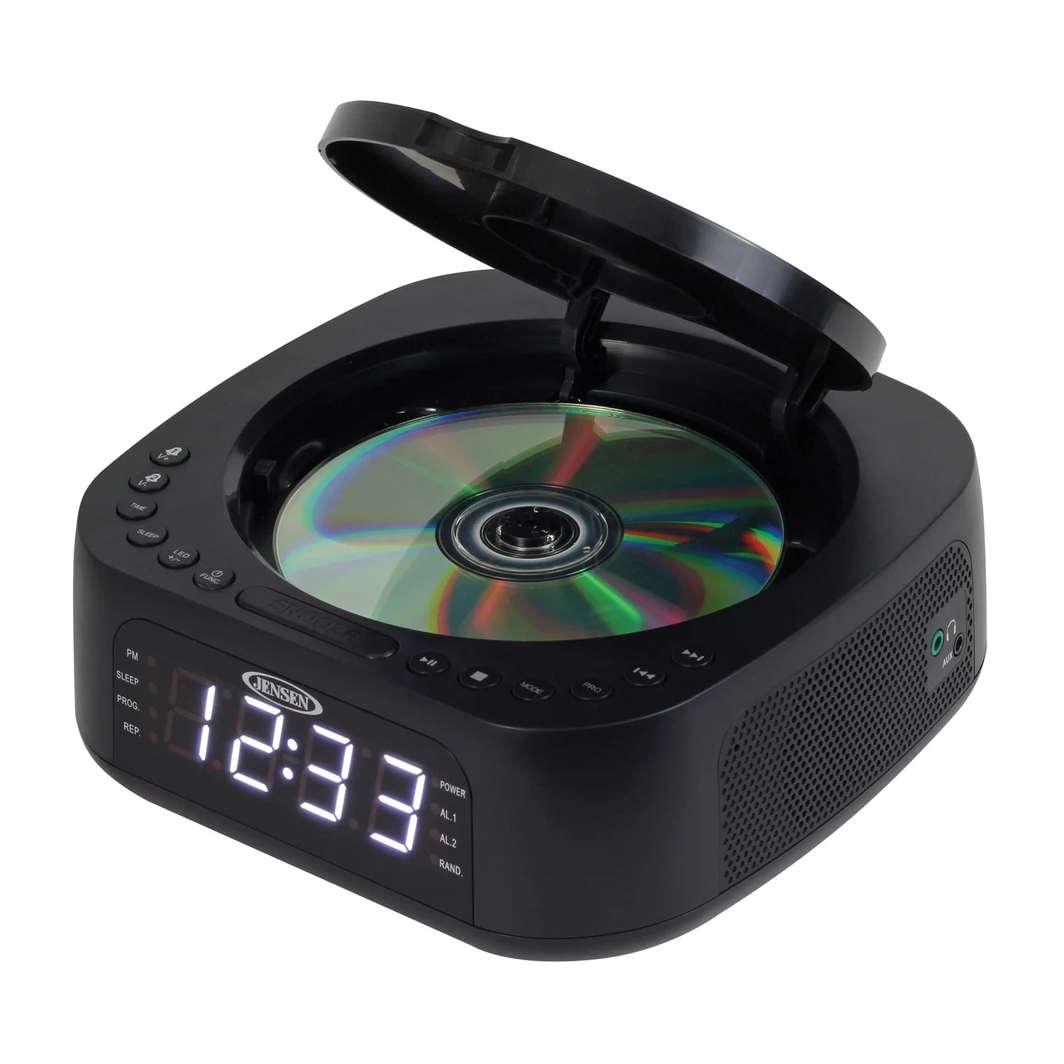 Stereo Digital Dual-Alarm Clock with CD Player X638