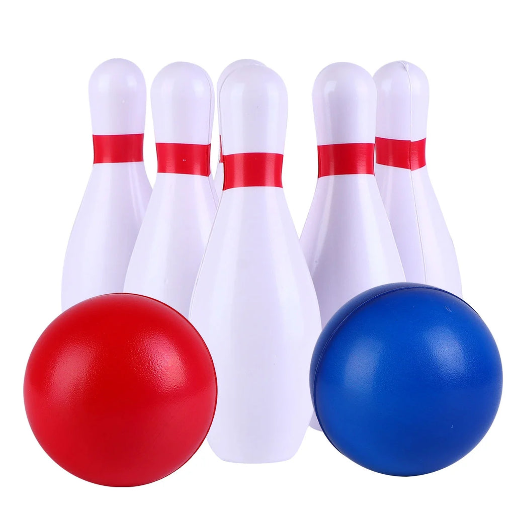 Colorful Bowling Ball Kit Indoor Outdoor Sports Toy T550