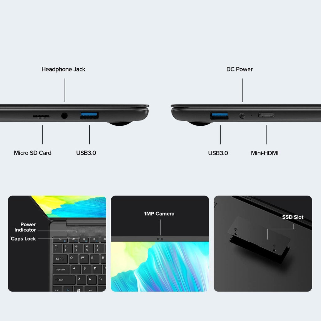 14 inch 8GB+256GB Quad Core Windows 10 Laptop Computer U108
