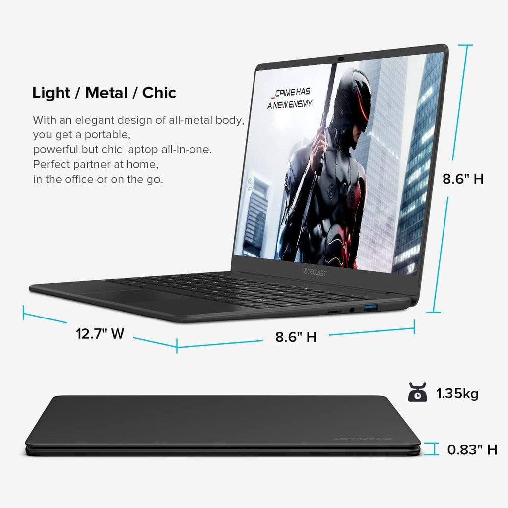 14 inch 8GB+256GB Quad Core Windows 10 Laptop Computer U108