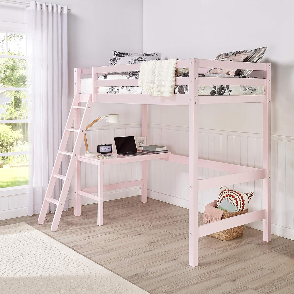 Twin Loft Bed, White L614