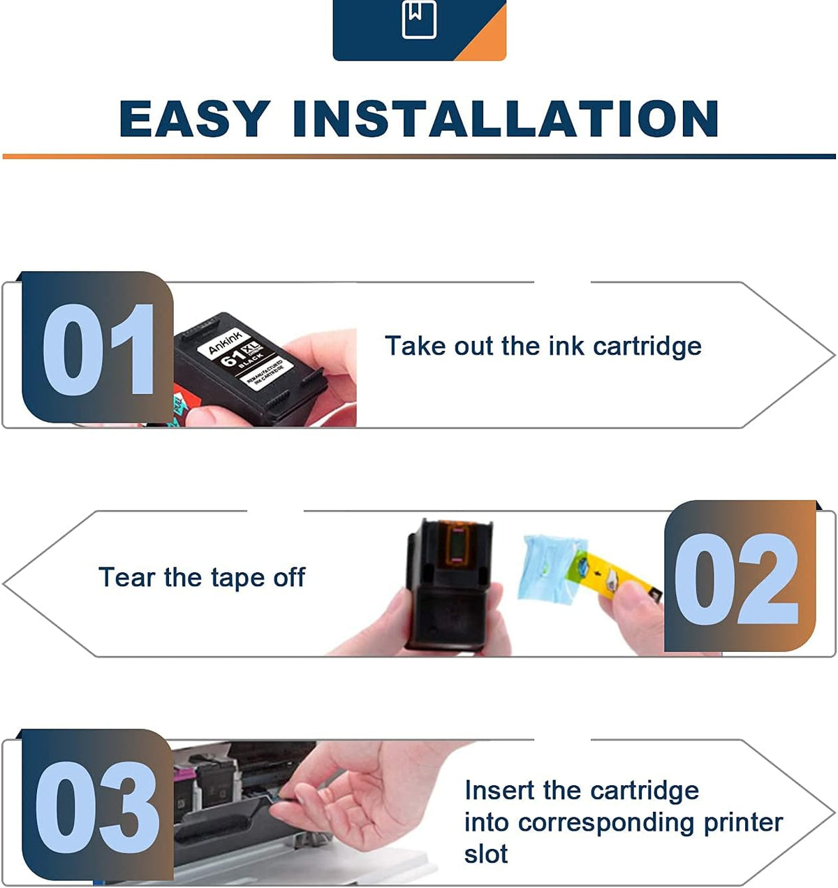 Black 2 Pack Ink Cartridges B1606