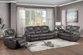 Charcoal Reclining Loveseat and 3-Seat Sofa Set V70543