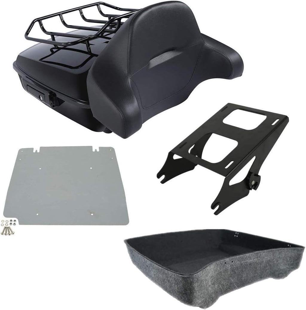 10.7" Tour Pack Trunk with Backrest Pad Mounting Rack J829759