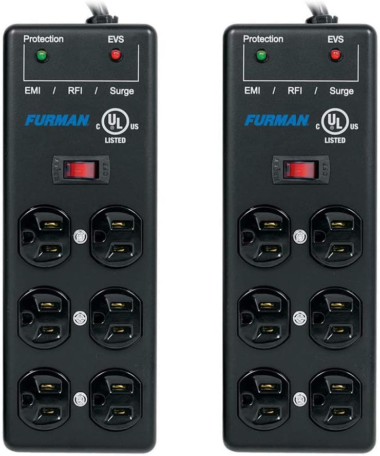 15' 6-Outlet Surge Protector (2-Pack) N70524