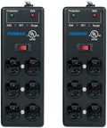 15' 6-Outlet Surge Protector (2-Pack) N70524