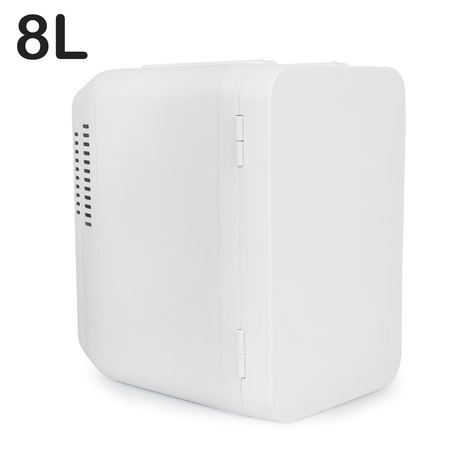 White 8 Liter Portable Cooler and Warmer Mini Refrigerator T592032
