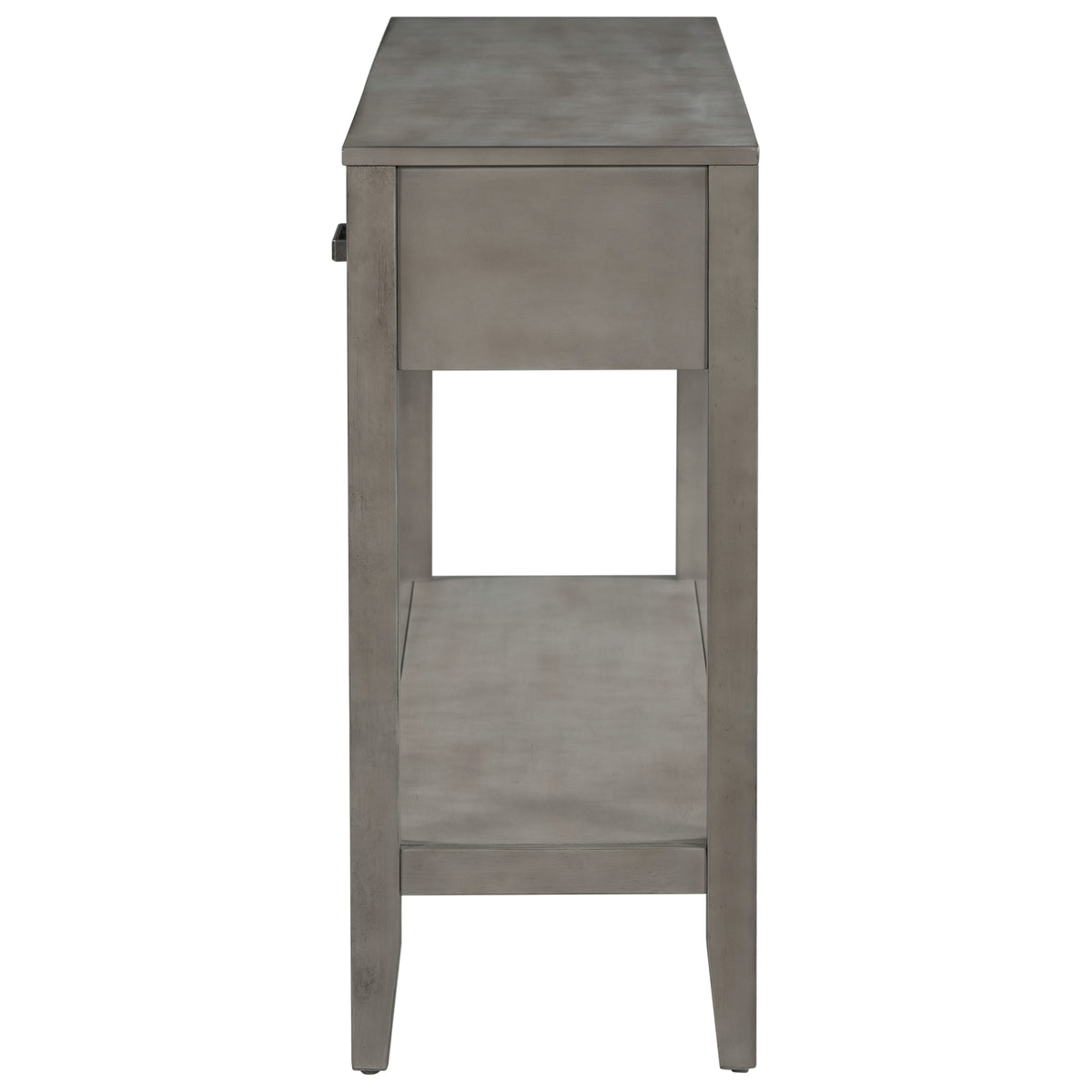 59.1" Long Console Table with 3 Drawers and Storage Shelf A866236