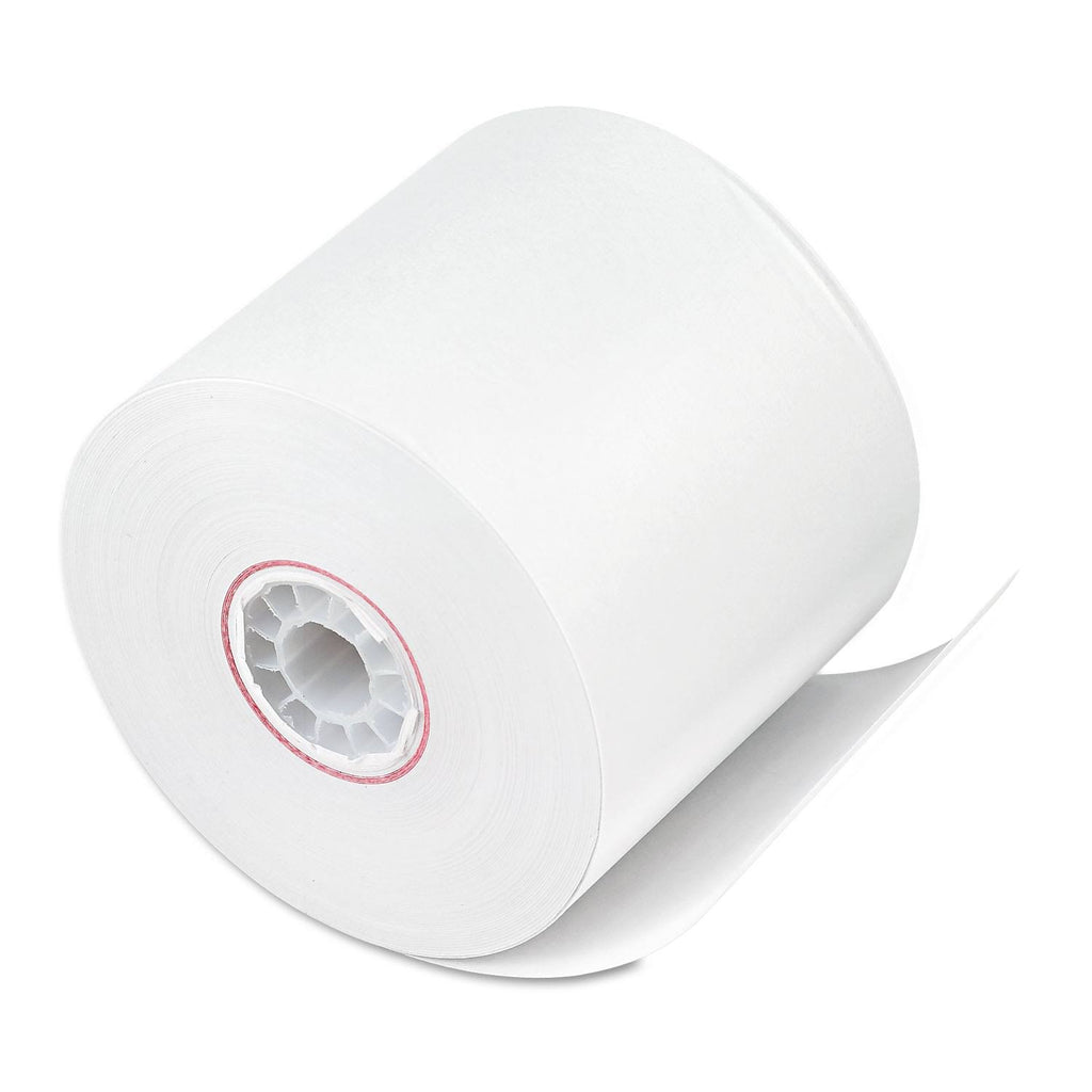 White One-Ply Calculator Paper Rolls J707