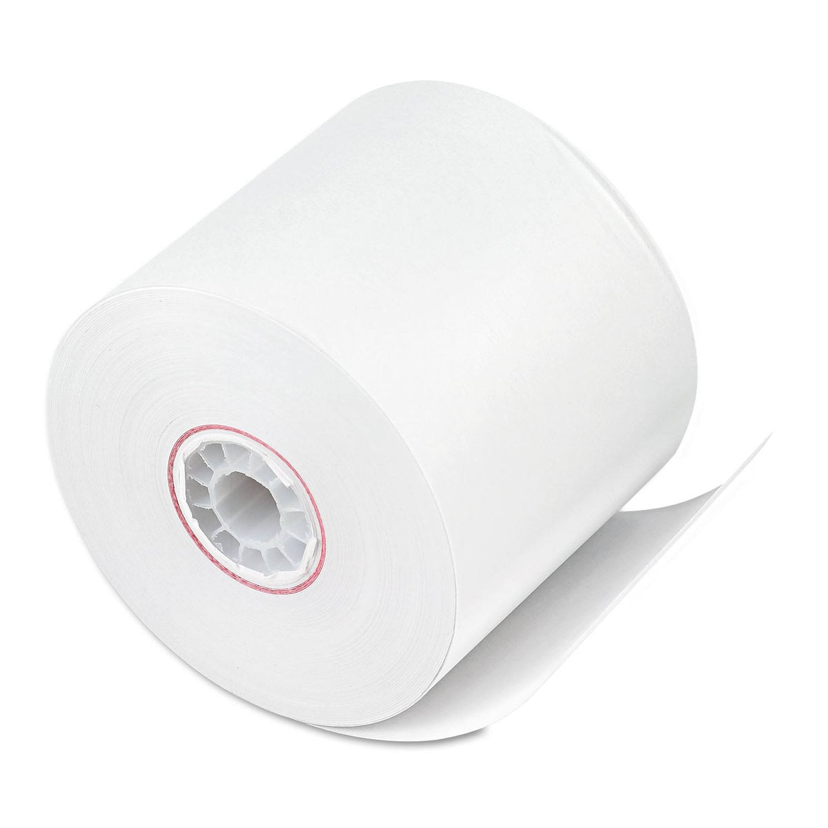 White One-Ply Calculator Paper Rolls J707