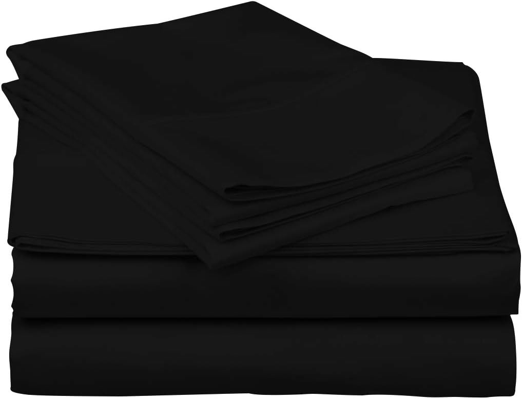Blush 100% Egyptian Cotton Sateen Sheet Set, California King, 4Pc X1392