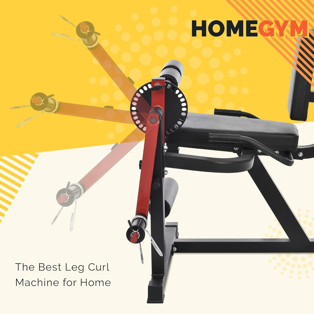 Adjustable Leg Extension and Curl Machine U178