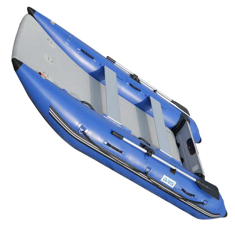 11 ft Inflatable Catamaran Boat Blue K26630