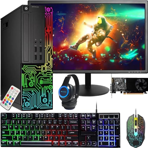 RGB Intel Core i5 Gaming Desktop PC with 24 Inch Monitor K352