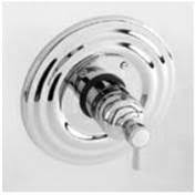 Oil Rubbed Bronze Round Thermostatic Trim Plate with Handle E433