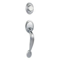 Dummy Exterior Handleset Satin Chrome Finish R4180