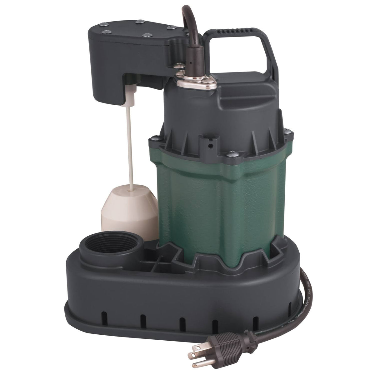 Cast Iron Submersible Sump Pump, 1/3-HP G763995