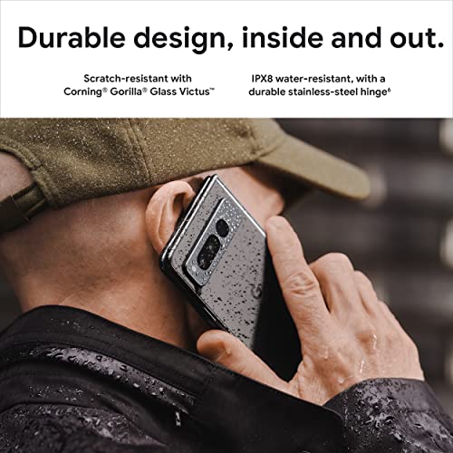 Obsidian 256 GB Foldable 5G Smartphone with Telephoto and Ultrawide Lens L99471