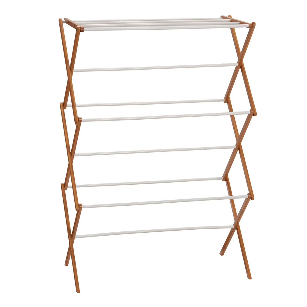Collapsible Bamboo Clothes Drying Rack S40942