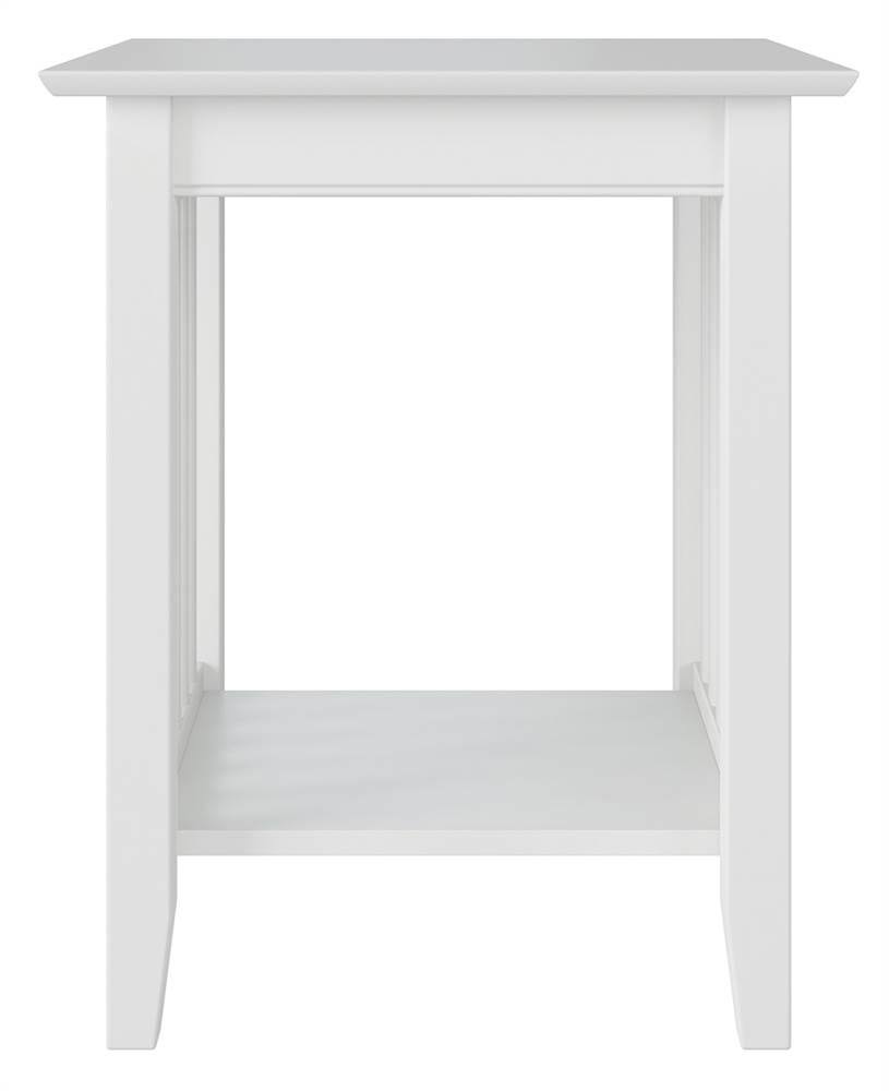 White Mission Printer Stand P8781