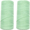 2 Roll 1mm Cotton Loom Warp Thread Yarn A5329