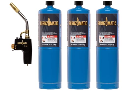 Trigger Start Torch with 3 Pack Map Pro Gas A42932