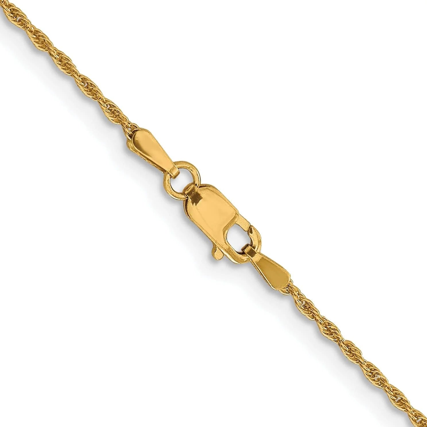 10K Yellow Gold Loose Rope Chain 16" C956