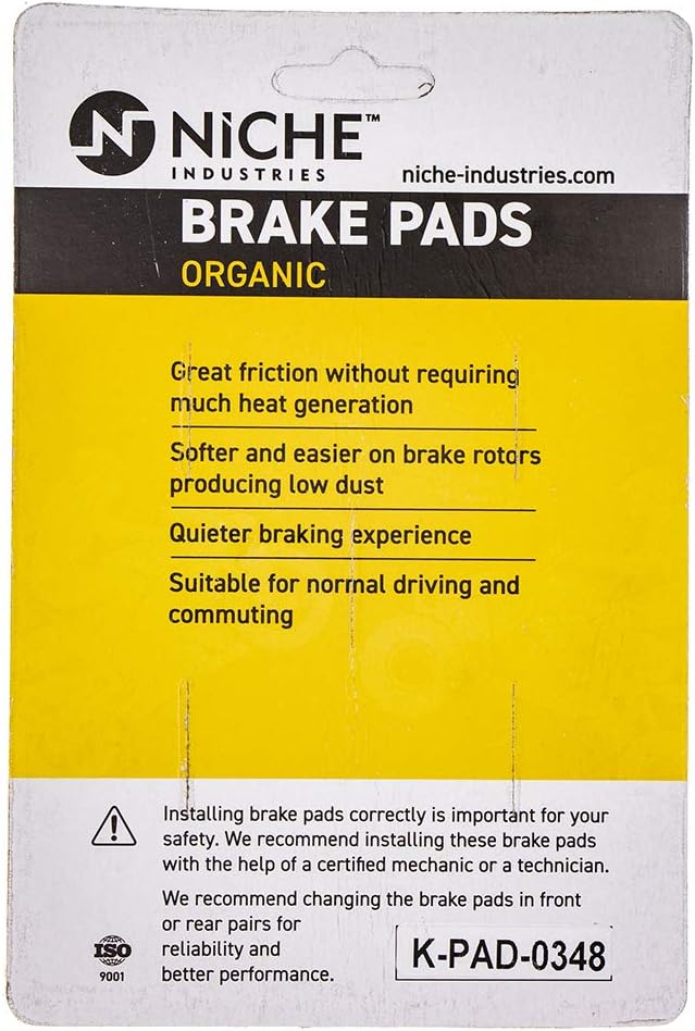 Brake Pad Set Organic Pack of 2 A520386