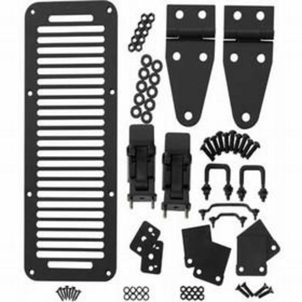 Black Hood Set with Hood Catches N325