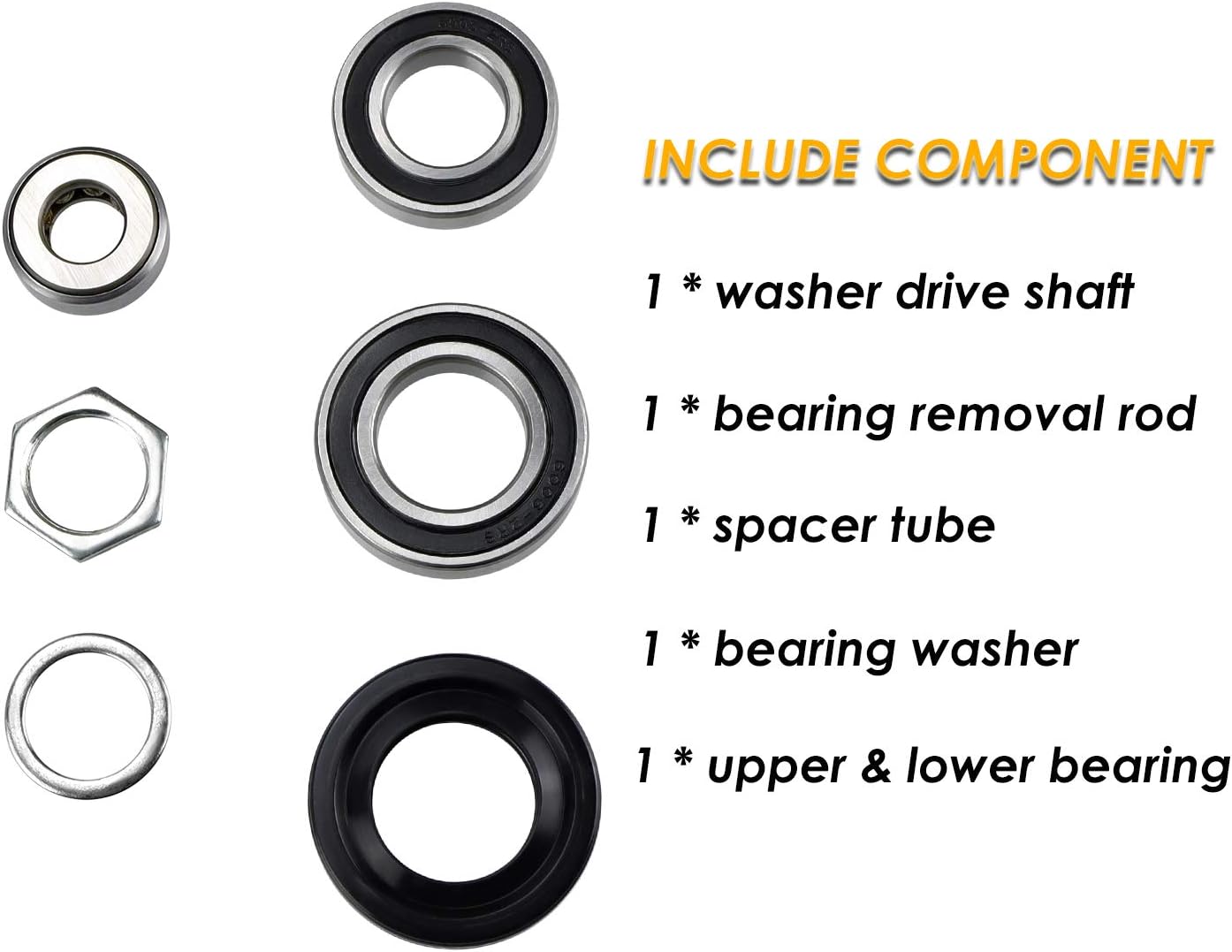Washer Bearing and Tub Seal Kit with Bearing Installation Tool X411333