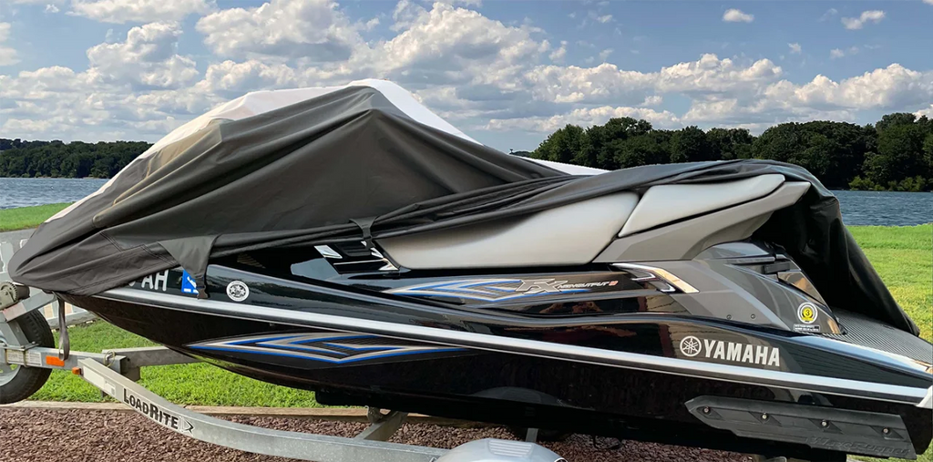JETSKI Cover Compatible for Yamaha Wave Runner III / III GP Jet Ski PWC Cover 2 Seater L5647