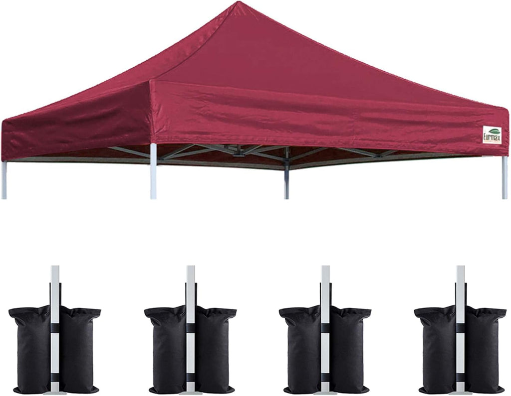 10x20 Pop Up Canopy Replacement Tent Top Cover (White) Q162