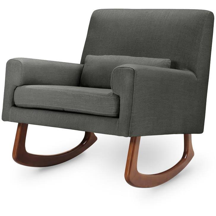 Beige/Walnut Rocker F195109