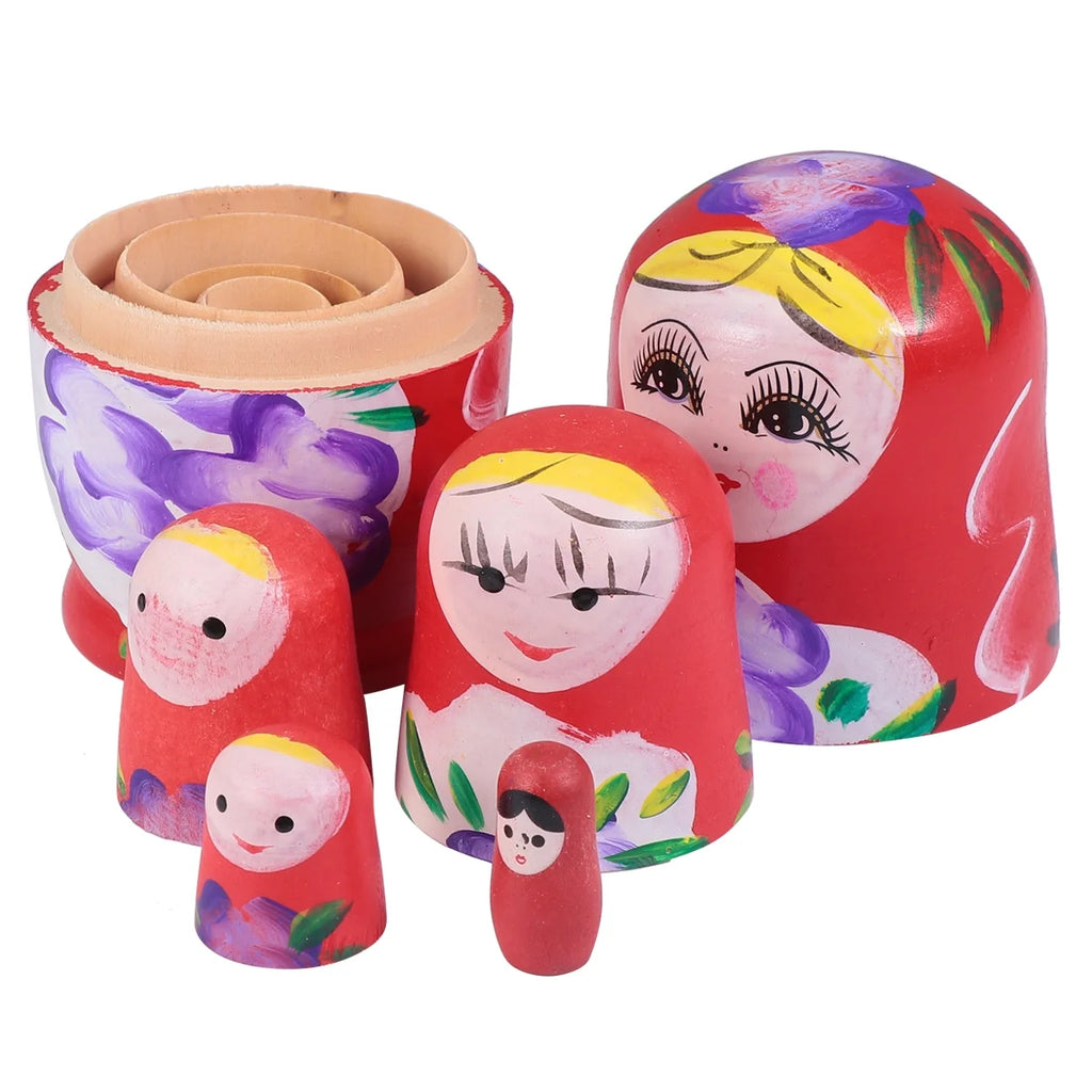 Wooden Matryoshka Doll Nesting Dolls Toy D467