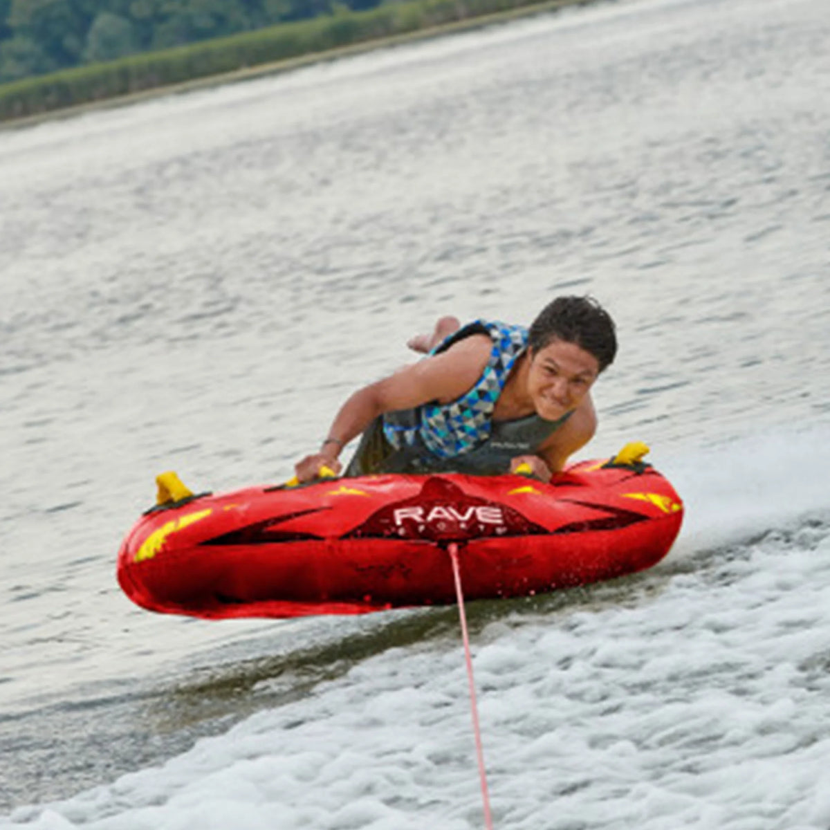 Red Nylon Inflatable Towable Float A899