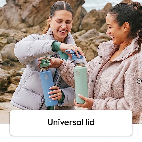 18 oz Midnight Blue Double Stainless Steel Insulated Water Bottle with Spout Lid X147