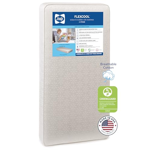 Cotton Cover 2-Stage Waterproof Baby Crib Mattress K23849