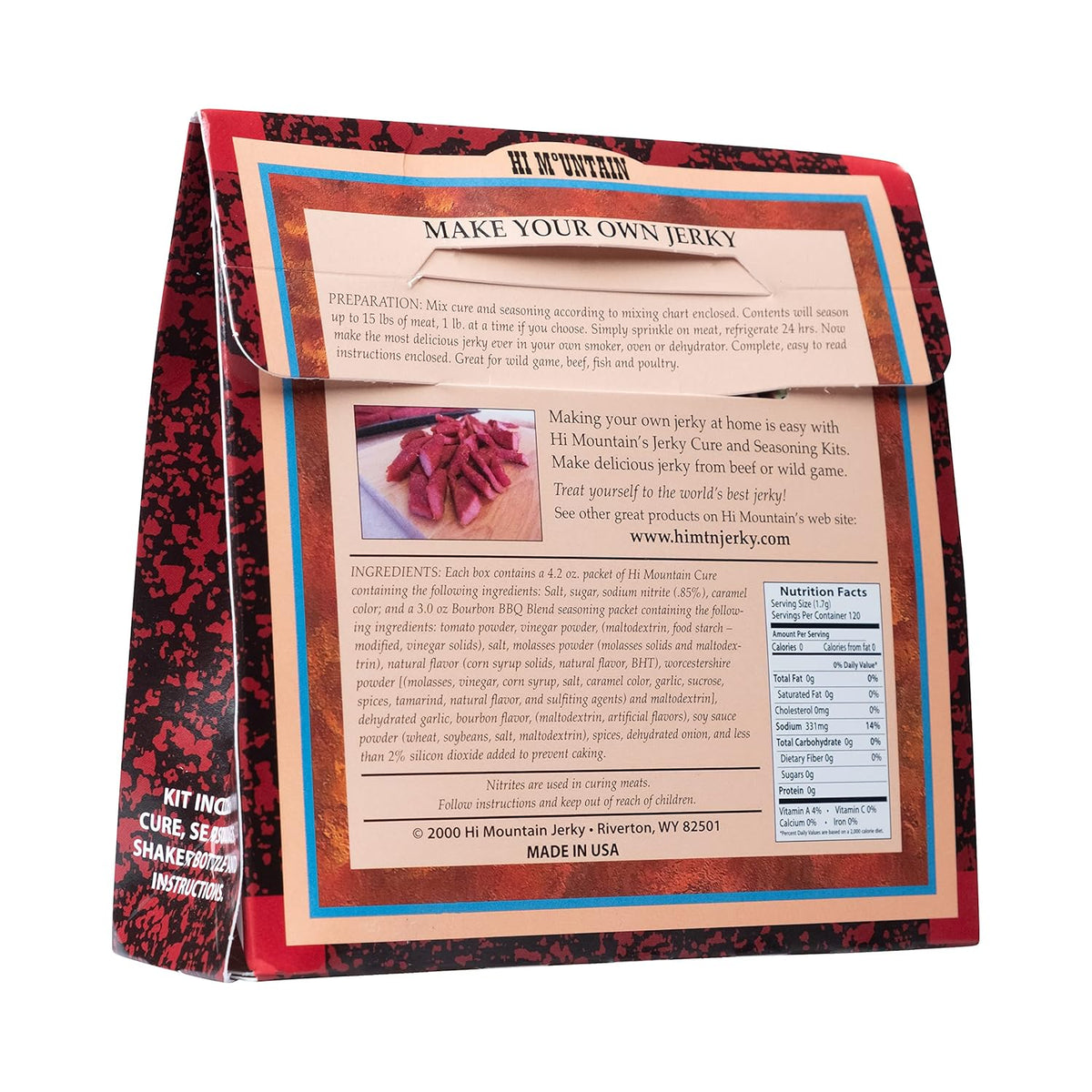 BOURBON BBQ BLEND Jerky Seasoning and Cure Kit I913