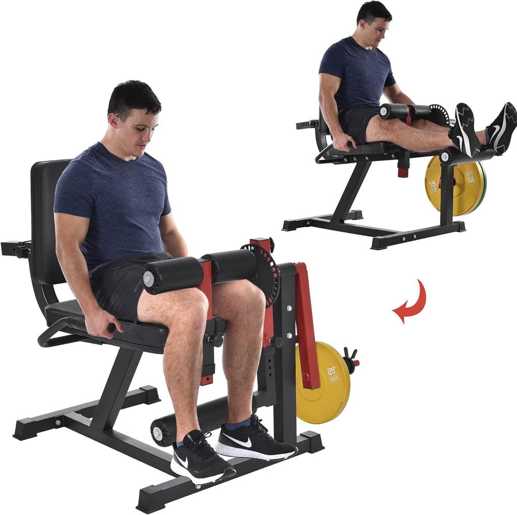 Adjustable Leg Extension and Curl Machine U178