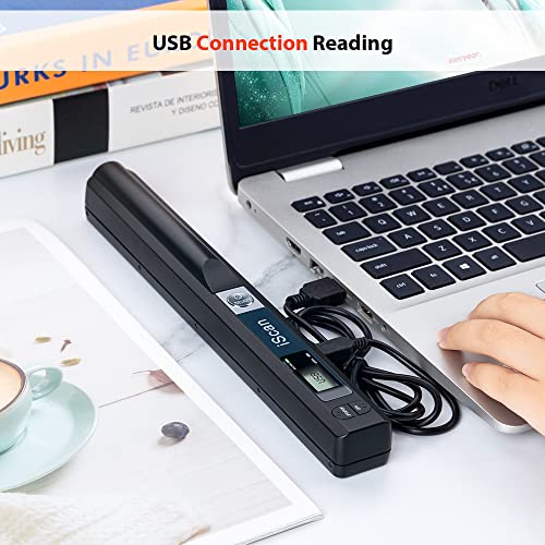 Portable Handheld Scanner for A4 Documents, 900 DPI, with 16G SD Card M84308
